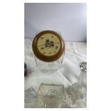 Assorted Decorative Figurines, Glass Miniatures, and Trinkets Collection