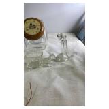 Assorted Decorative Figurines, Glass Miniatures, and Trinkets Collection