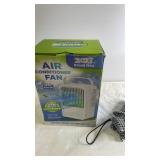 Portable Air Conditioner Fan with Box and Foldable Houndstooth Umbrella