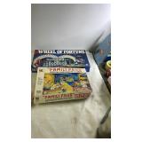Vintage Wheel of Fortune and Family Feud Board Games Set