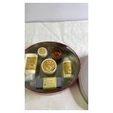 The Body Shop Almond Oil Hand Care Gift Set in Decorative Tin