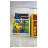 Vintage Milton Bradley Perfection and Superfection Game Set