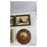 Collection of 6 Vintage Farmhouse Wall Art Pieces