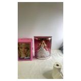 2001 Holiday Celebration Barbie Doll with Pink Barbie Storage Case