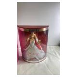 2001 Holiday Celebration Barbie Doll with Pink Barbie Storage Case