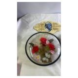 Butterfly and Floral Wall Decor Collection with Stained Glass and Framed Displays