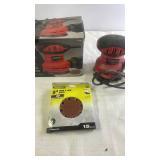 Tool Shop Random Orbit Sander with 15 Sanding Discs and Original Box