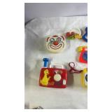Collection of Vintage Baby Toys and Rattles