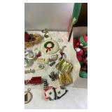 Collection of Vintage Christmas Ornaments and Holiday Decorations