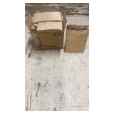 Case of 175 Natural Kraft Paper Shopping Bags with Handles