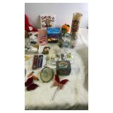 Mixed Vintage and Collectibles Lot with Home Decor, Magazines, and Trinkets