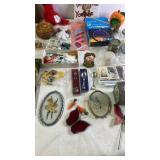 Mixed Vintage and Collectibles Lot with Home Decor, Magazines, and Trinkets
