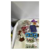 Assorted Christmas Ornaments and Holiday Collectibles Lot