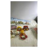 Lot of Assorted Baby Toys with Wall Hooks and Children