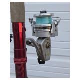 Large Heavy Duty SPORTFISHER Ocean Side Model 8008 Silver Series Fishing Rod w/Ryobi SX-4 Reel