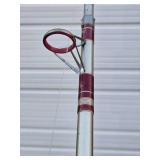 Large Heavy Duty SPORTFISHER Ocean Side Model 8008 Silver Series Fishing Rod w/Ryobi SX-4 Reel
