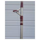 Large Heavy Duty SPORTFISHER Ocean Side Model 8008 Silver Series Fishing Rod w/Ryobi SX-4 Reel