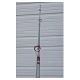 Large Heavy Duty SPORTFISHER Ocean Side Model 8008 Silver Series Fishing Rod w/Ryobi SX-4 Reel