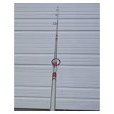 Large Heavy Duty SPORTFISHER Ocean Side Model 8008 Silver Series Fishing Rod w/Ryobi SX-4 Reel