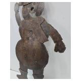 Large Metal Snowman Christmas Decoration