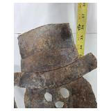 Large Metal Snowman Christmas Decoration