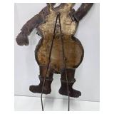 Large Metal Snowman Christmas Decoration