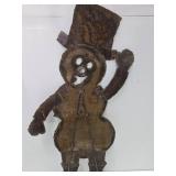 Large Metal Snowman Christmas Decoration
