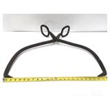 Large Antique Cast Iron Ice Tongs