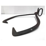 Large Antique Cast Iron Ice Tongs