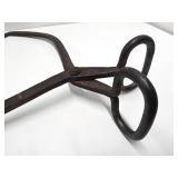 Large Antique Cast Iron Ice Tongs