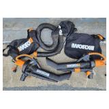 Pair of Working WORX Blower Vacs w/Bags