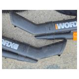 Pair of Working WORX Blower Vacs w/Bags