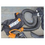 Pair of Working WORX Blower Vacs w/Bags