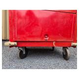 6-Drawer Rolling Red Metal Tools Chest