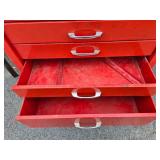 6-Drawer Rolling Red Metal Tools Chest