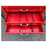6-Drawer Rolling Red Metal Tools Chest
