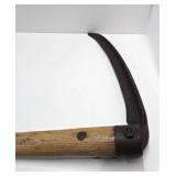 Large Antique Primitive Harvesting Threshing Sickle Tool