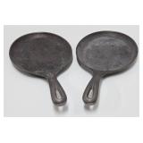 Pair of Cast Iron LODGE Oval Skillets