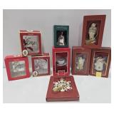 Group of Mint in Box Spode, Lenox, Reed & Barton Christmas Items