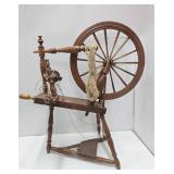 Primitive Antique German Spinning Wheel - Tilden