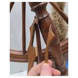 Primitive Antique German Spinning Wheel - Tilden