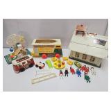 Group of Vintage Little People etc Play Sets