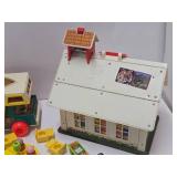 Group of Vintage Little People etc Play Sets