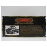 2 Diecast Metal Advertising Trucks - Texaco & Menards