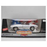 Lot of 5 Mint in Box Diecast Metal Cars - CORVETTE