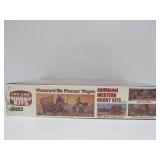 3 Sealed New in Box Unbuilt Old Western Model Kits