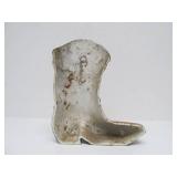 Cast Iron Western Cowboy Boot Doorstop