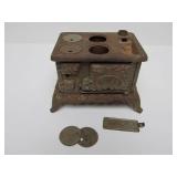 Original Antique Cast Iron ROYAL Toy Stove