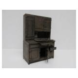 Excellent Complete Original Antique Cast Iron ARCADE Hoosier Cabinet