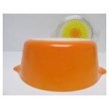 Group of Vintage Yellow & Orange PYREX Baking Dishes